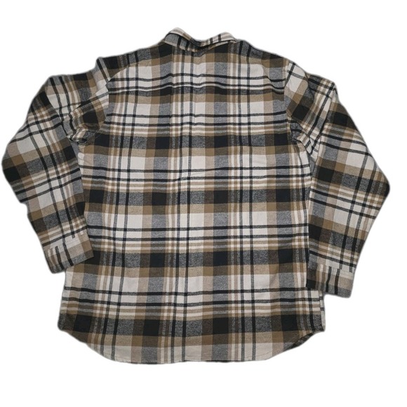 Columbia Pitchstone Heavyweight Flannel Shirt Mens Size Large Heavyweight Black - Picture 9 of 10